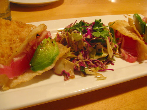 Sashimi Tuna Tacos
