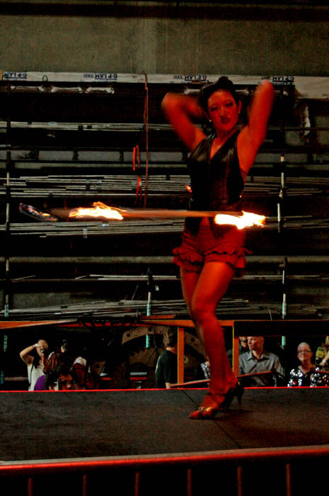 Flaming Hula Hoop