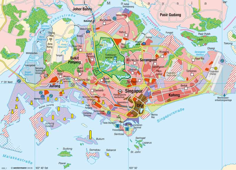 Singapur Karte / ɹɪˈpʰʌb.lɪkʰ.əv.ˈsɪŋ.(g)ə.pʰɔː], malaiisch republik