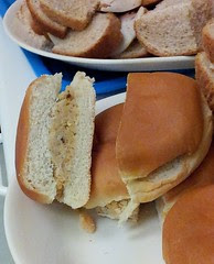 "Chicken Finger Caesar" Sandwiches