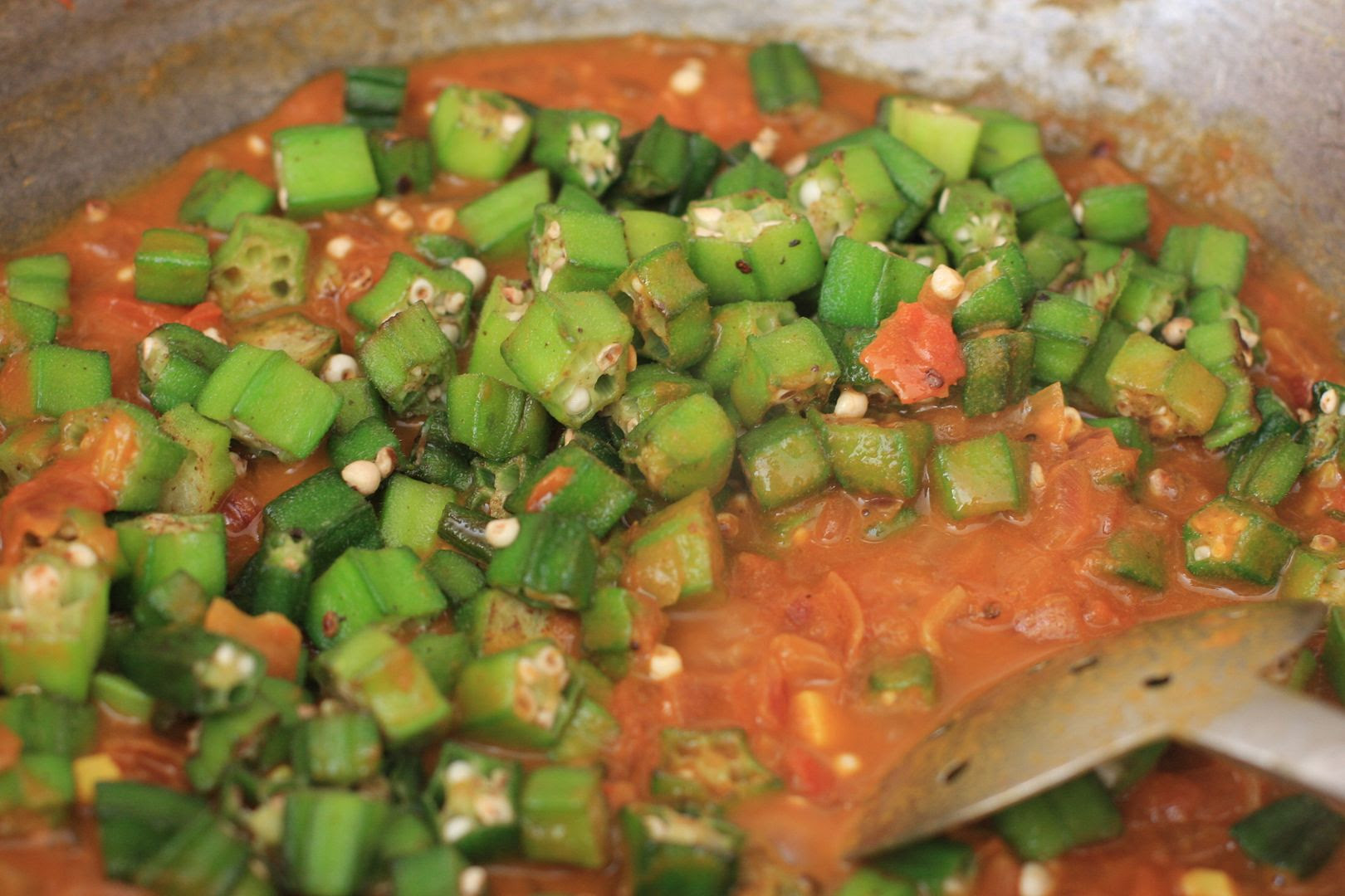 Daily Musings Everyday Recipes and More Okra in Tomato Sauce