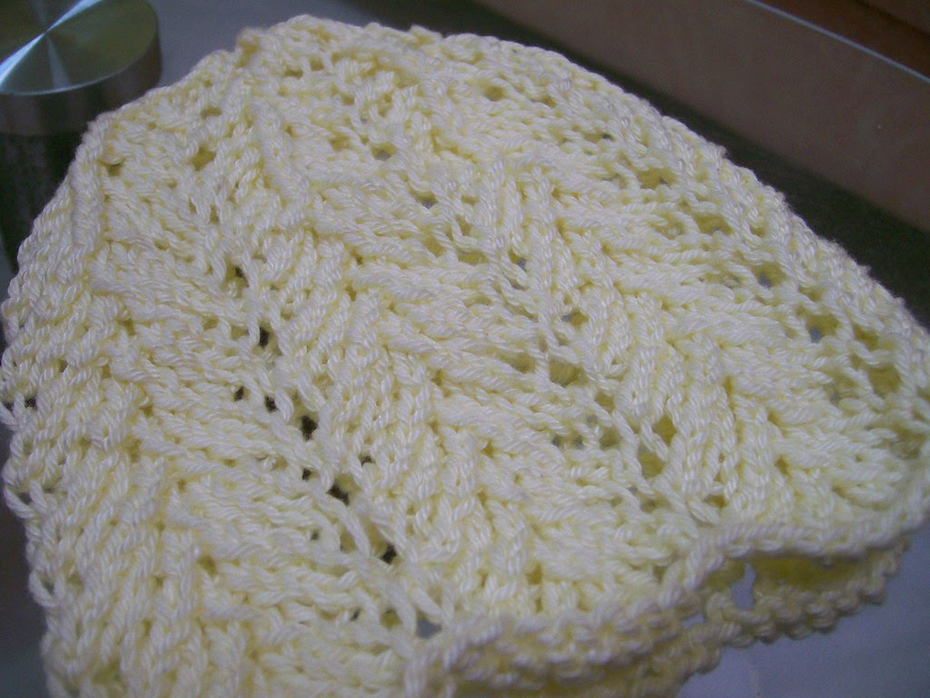 Vine Lace Baby Hat