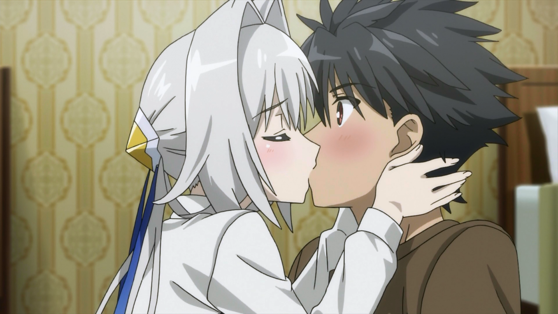  Gambar  Forehead Kiss  Gif Anime  Animegif77