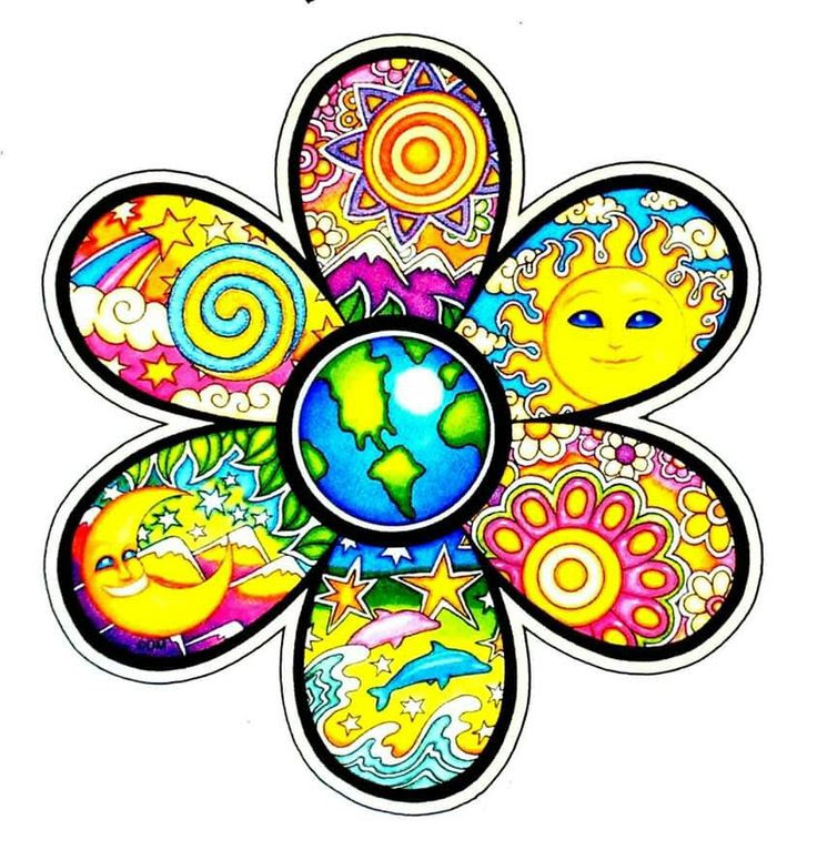 Free 324 Hippie Flower Svg Free SVG PNG EPS DXF File