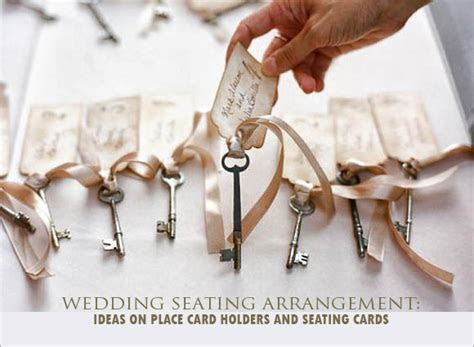 Wedding Seating Arrangement: Ideas On Place Card Holders Wedding Seating Arrangement: Ideas On Place Card Holders