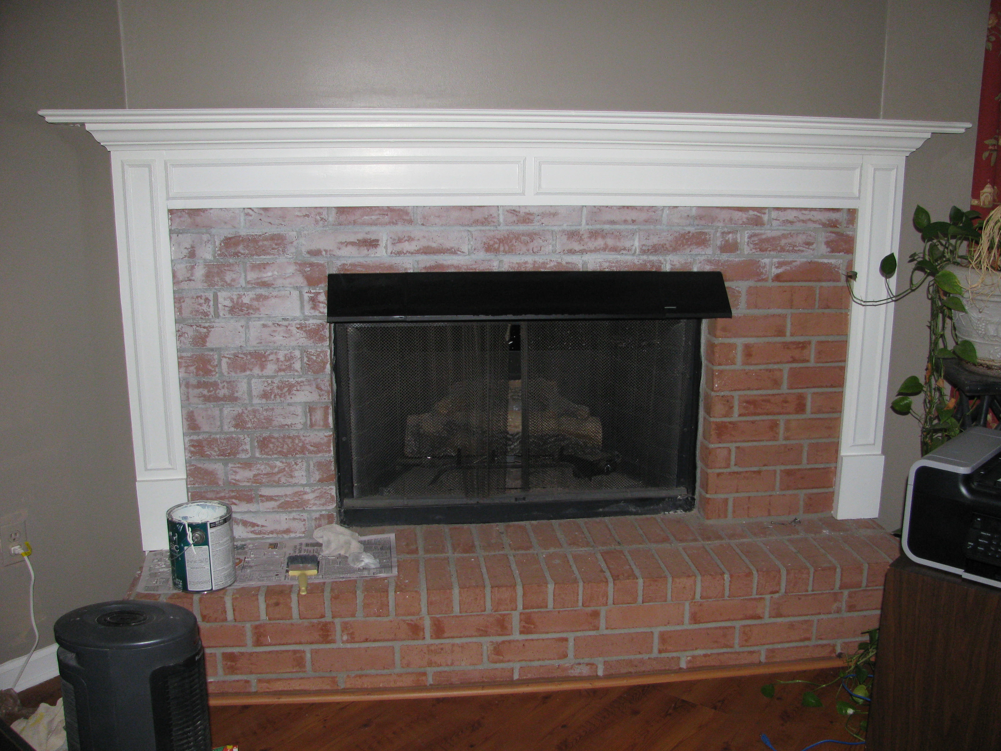 Beautiful Home Interiors Easy Brick Fireplace Makeovers