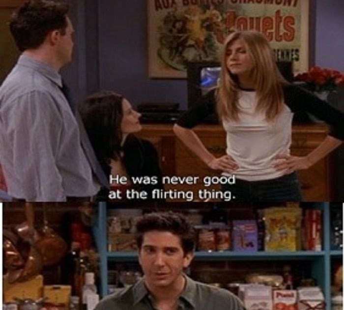 charming life pattern: Friends - quote - ross and rachel - he was never ...