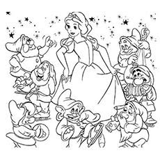 26+ Disney 7 Dwarfs Coloring Pages