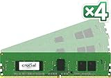 Crucial [Micron製Crucialブランド] サーバー向け 16GB Kit (4GBx4) DDR4 2133 MT/s (PC4-2133) CL15 SR x8 ECC Registered DIMM 288pin CT4K4G4RFS8213