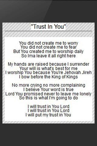 All In His Hands Lyrics Anthony Brown