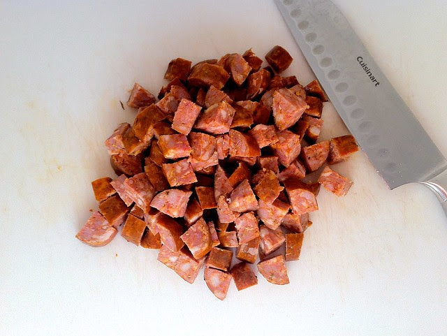 Chopped Andouille Sausage