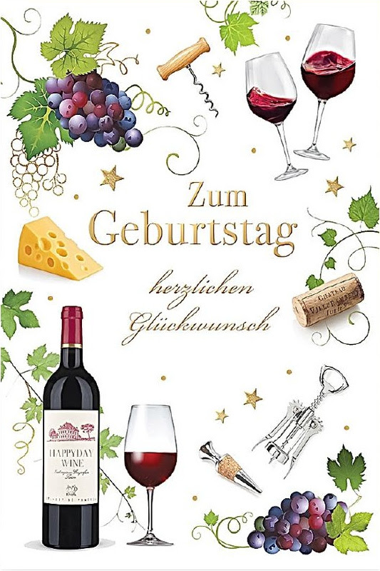 Alles Gute Zum Geburtstag Wein etsy bild