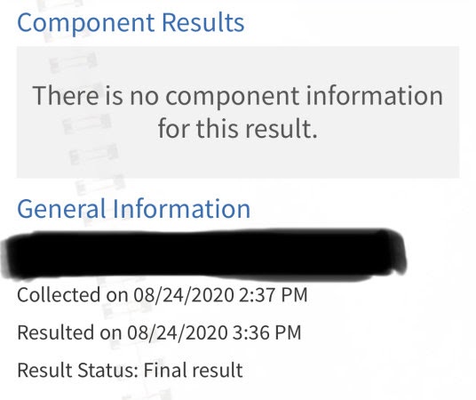 There Is No Component Information For This Result Mean ...