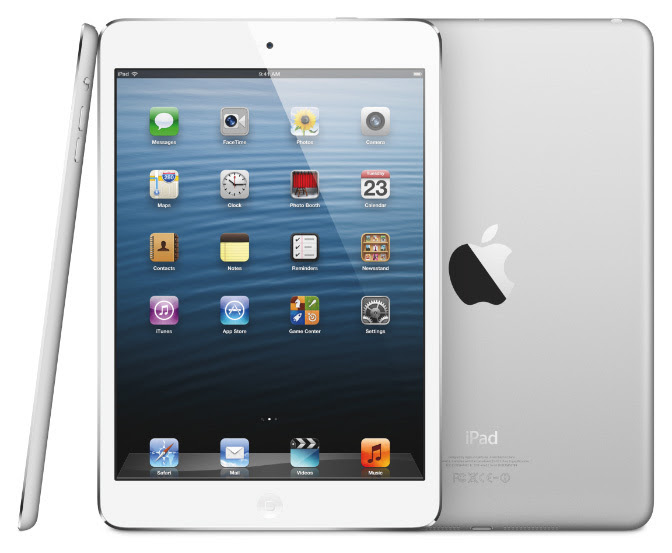 iPad Mini, front, back, side iPad Mini, front, back, side