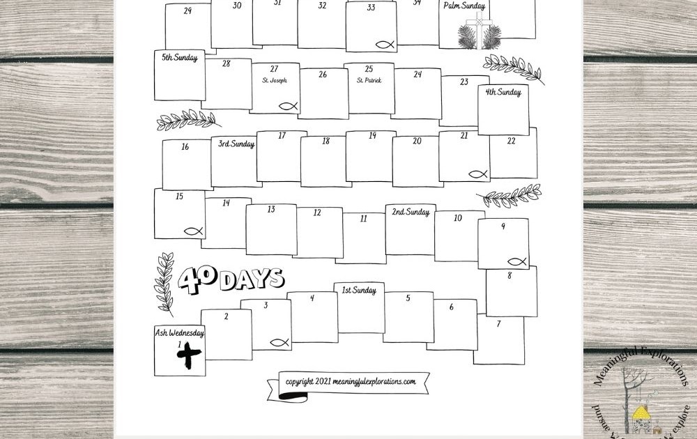 Free Printable Catholic Lenten Calendar 2021 - Https Encrypted Tbn0