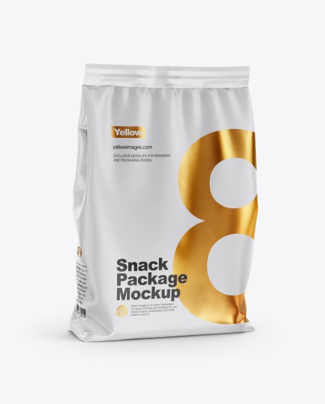Download Pet Food Packaging Mockup Free Matte Bag Mockup Half Side View In Bag Sack Mockups On Yellow Yellowimages Mockups