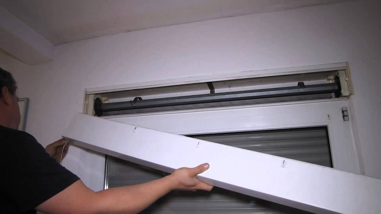 Rolladen Einlauftrichter Ersetzen