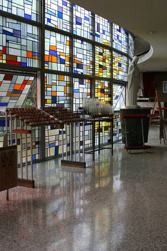 Side wall stained glass