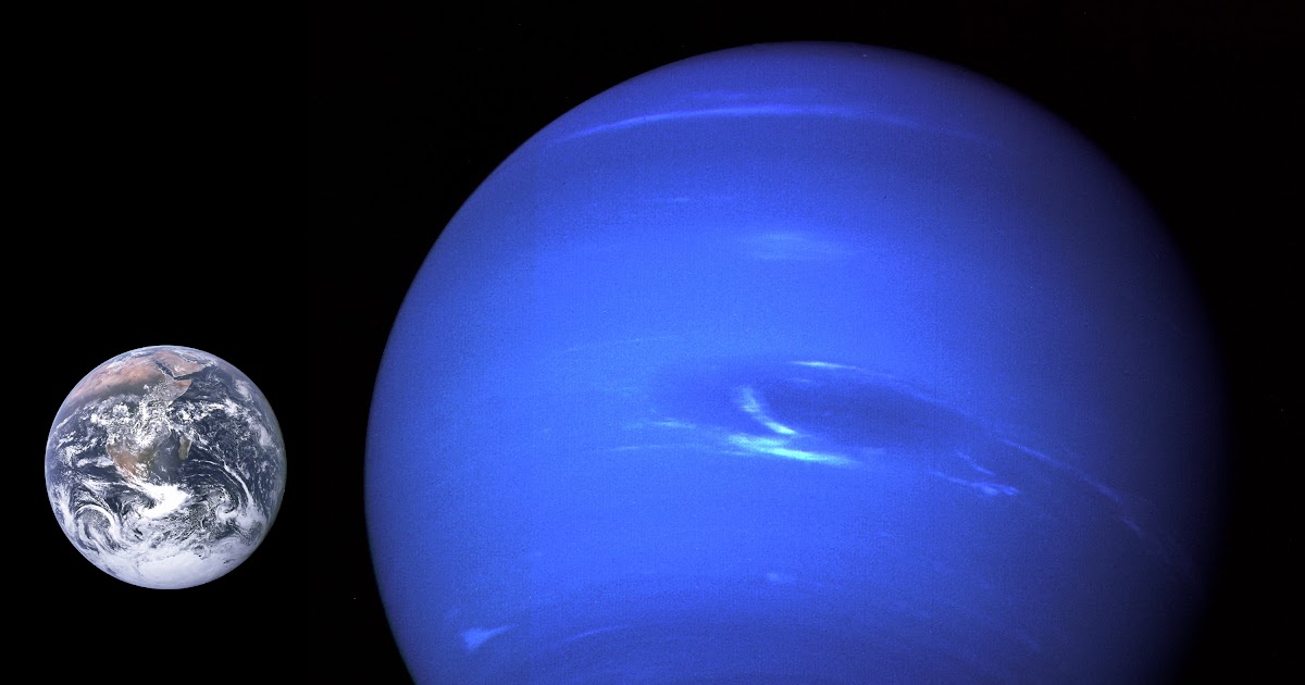 Ученые нептуна. Нептун и земля. Как выглядит Нептун с земли. Фф Нептун и земля. Нептун по сравнению с землей.