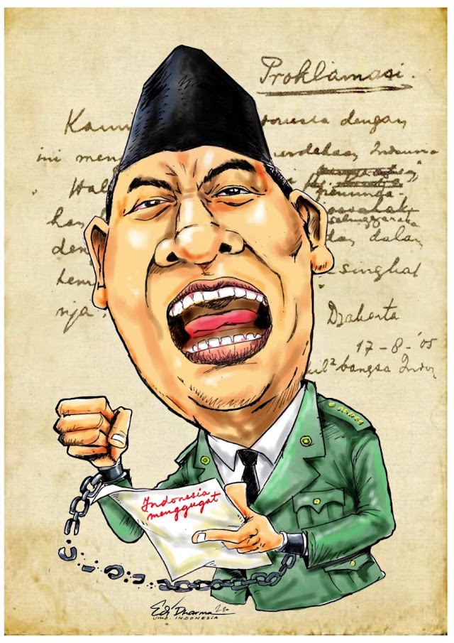 Karikarur Wajah Pahlawan Gambar Karikatur Pahlawan Indonesia Ideku