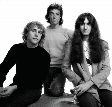 Rush em 1981: Alex Lifeson, Neil Peart e Geddy Lee