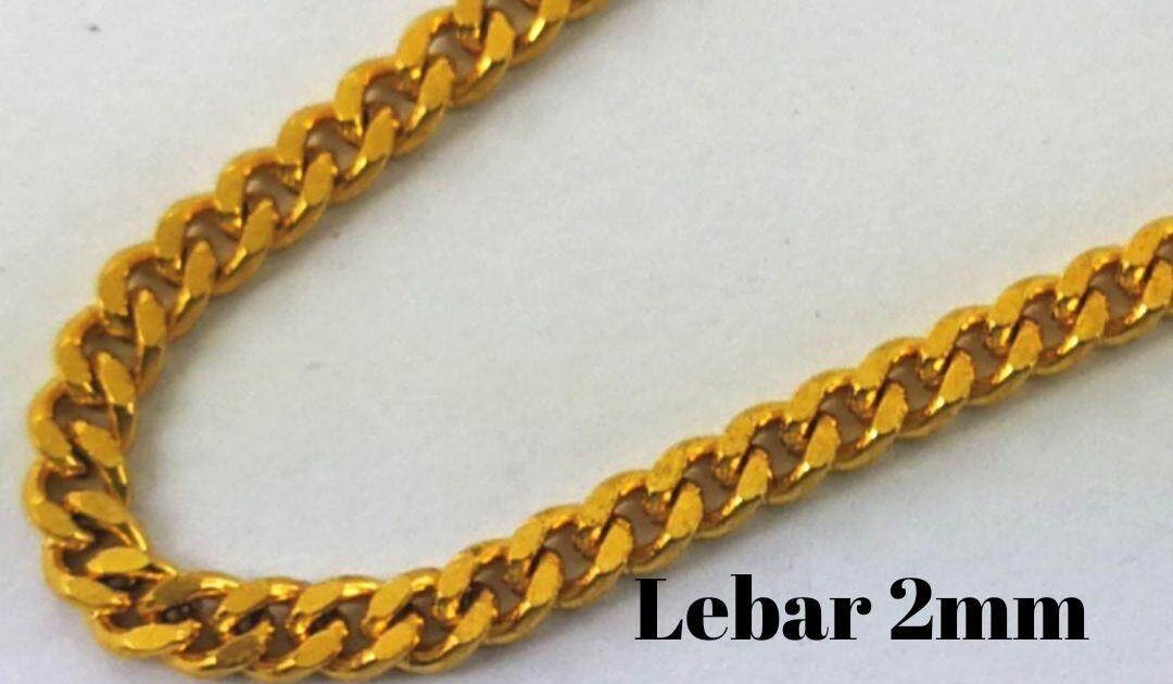 Rantai Leher Emas 916 Terkini - lossxaca