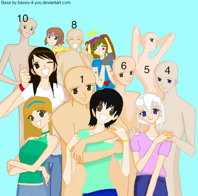 4 Anime Friends Base