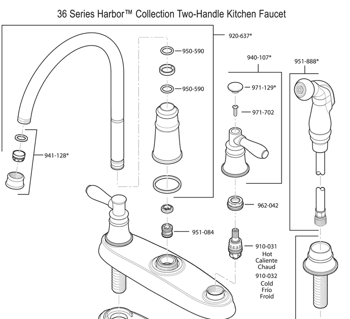 Price Pfister Bathroom Faucet Parts Diagram : How To ...