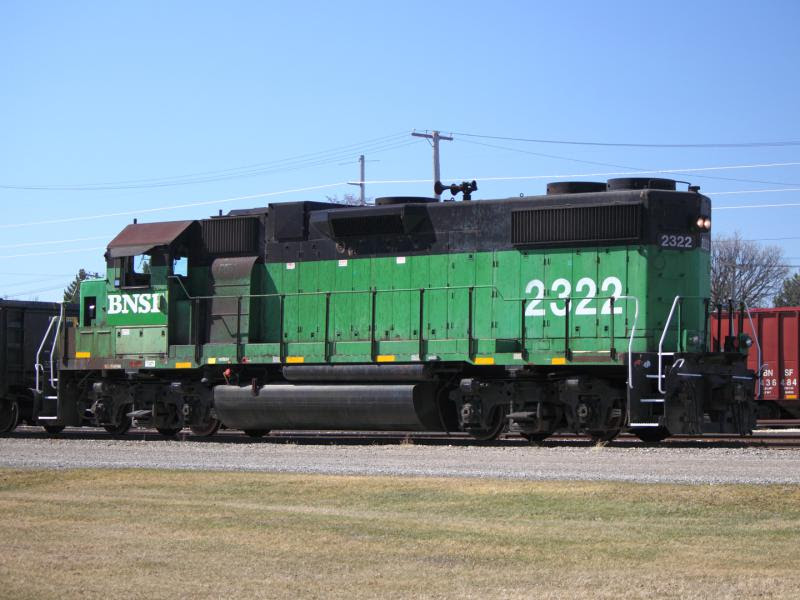 BNSF 2322 in Winnipeg