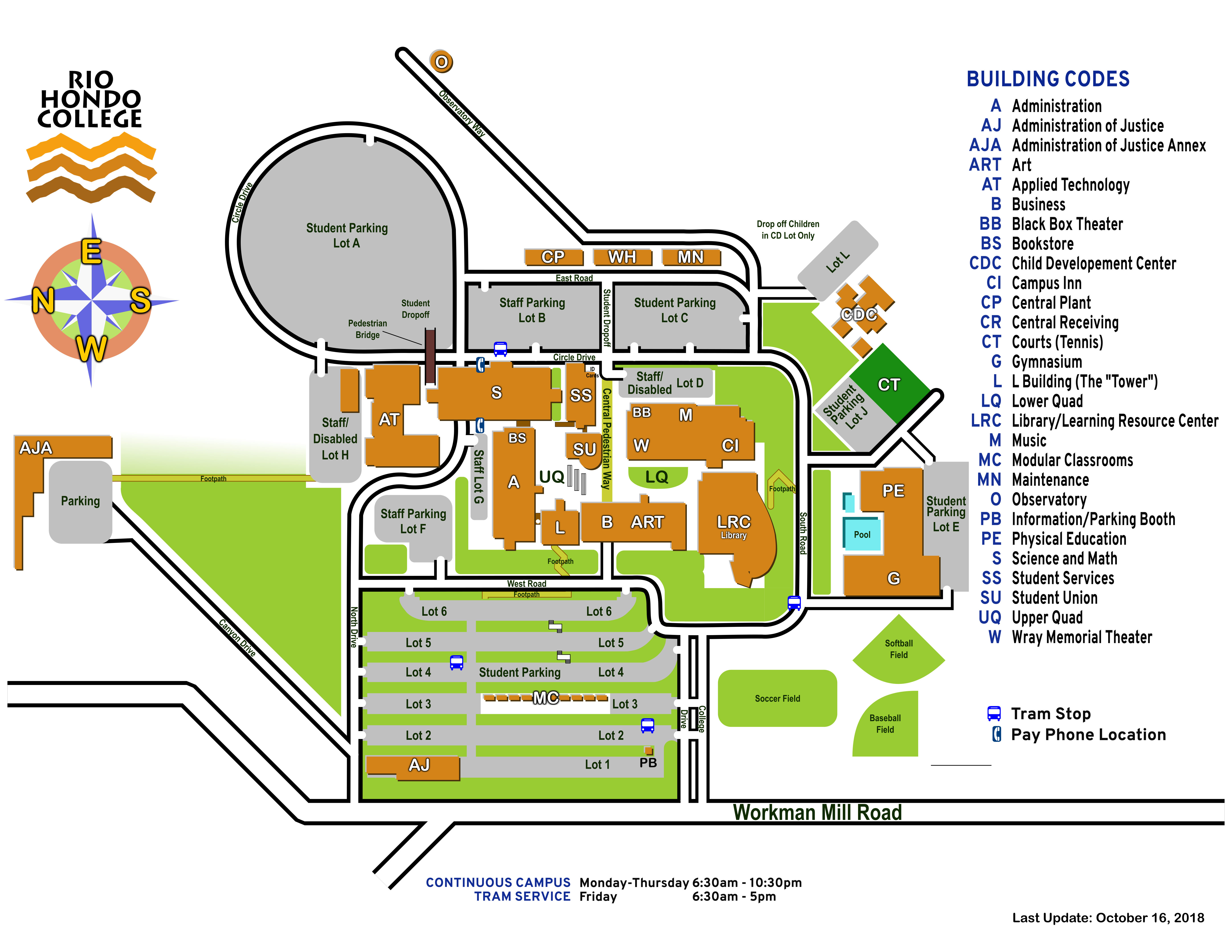 Rio Hondo College Campus Map world map