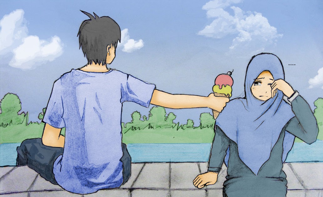 20 Gambar Kartun Muslimah Yang Sedang Berdoa Koleksi Kartun