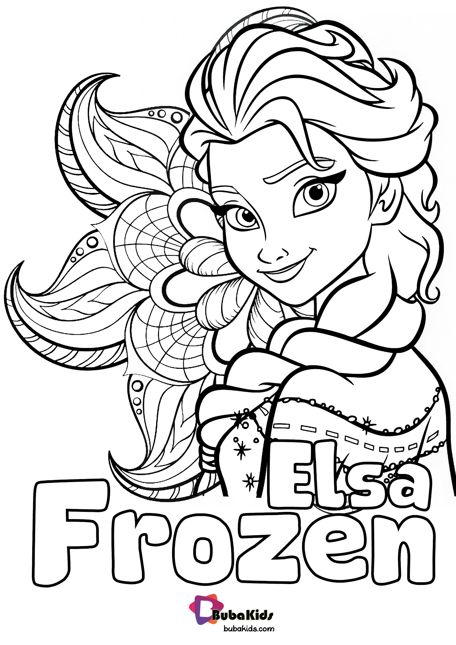Elsa Coloring Page Printable - 202+ Best Quality File