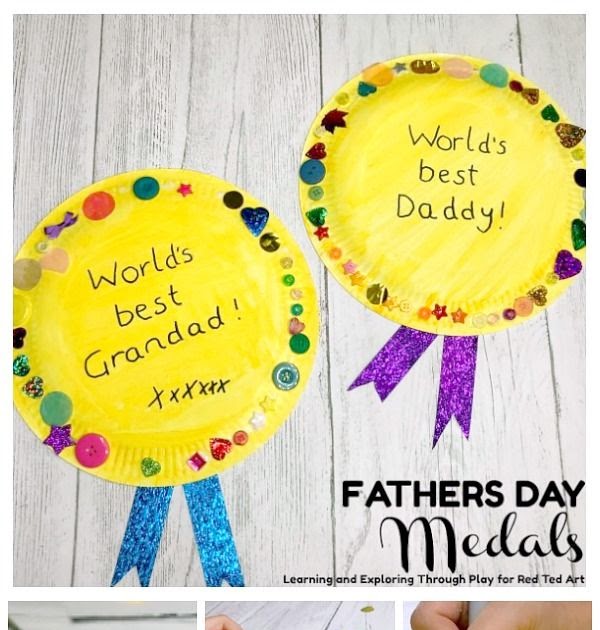 Father's Day Plate Crafts - THERFAT