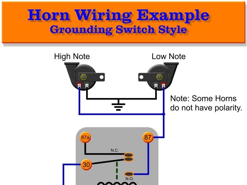 Motorcycle 5 Pin Horn Relay Wiring Diagram