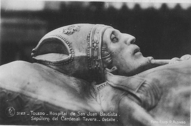 Sepulcro del Cardenal Tavera a principios del siglo XX. Foto Alonso