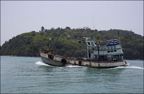 Fishing Boat on the east coast of Phuket