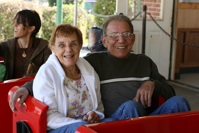 Dad and Dotti at Bay Beach
