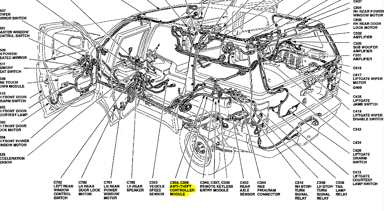 Wiring Diagram  30 Ford Explorer Parts Diagram