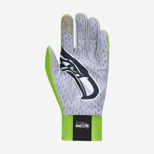 Nike Seattle Seahawks Stadium Lock Up NFL Gloves Mens Large L Sporting Goods Team Sports Nike Seattle Seahawks Stadium Lock Up NFL Gloves Mens Large L Sporting Goods Team Sports
