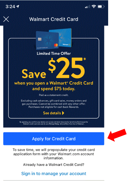 capital one walmart rewards prequalify