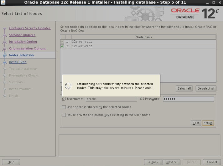 Oracle 12c RAC Install
