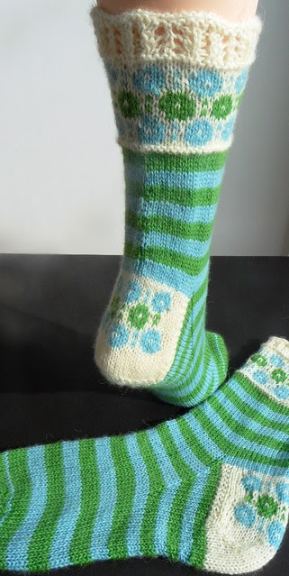 Winter Garden socks-5