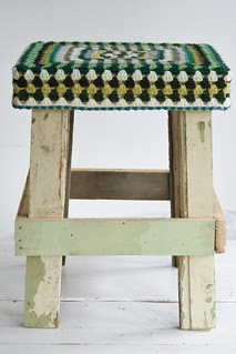 wood & wool stool jacqui