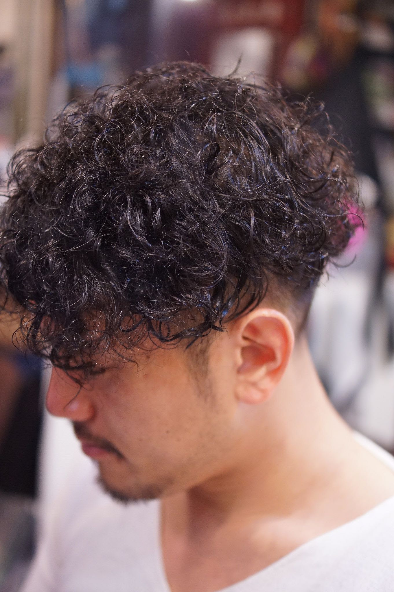 メンズ パーマ ショート おしゃれ