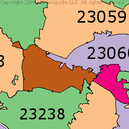 Northern Virginia Zip Code Map - Maping Resources