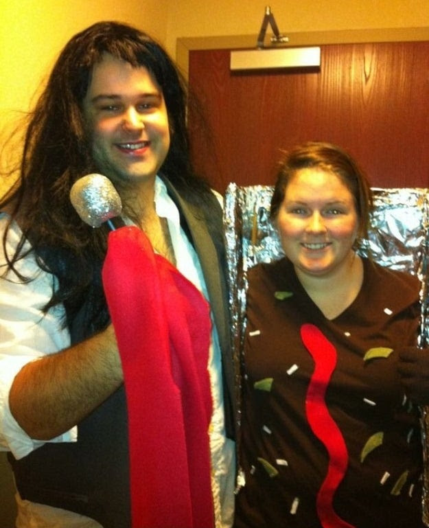 "Meatloaf and meatloaf."
