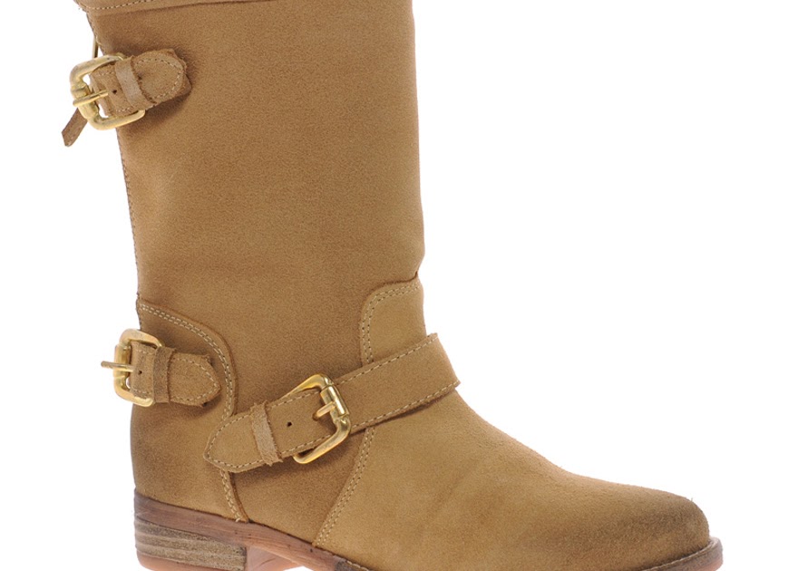 dune brown biker boots
