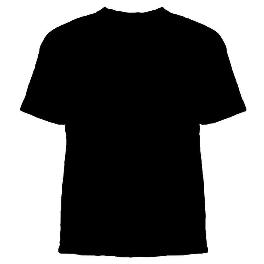 Download Template Kaos Polos Hitam Depan Belakang Photoshop ...