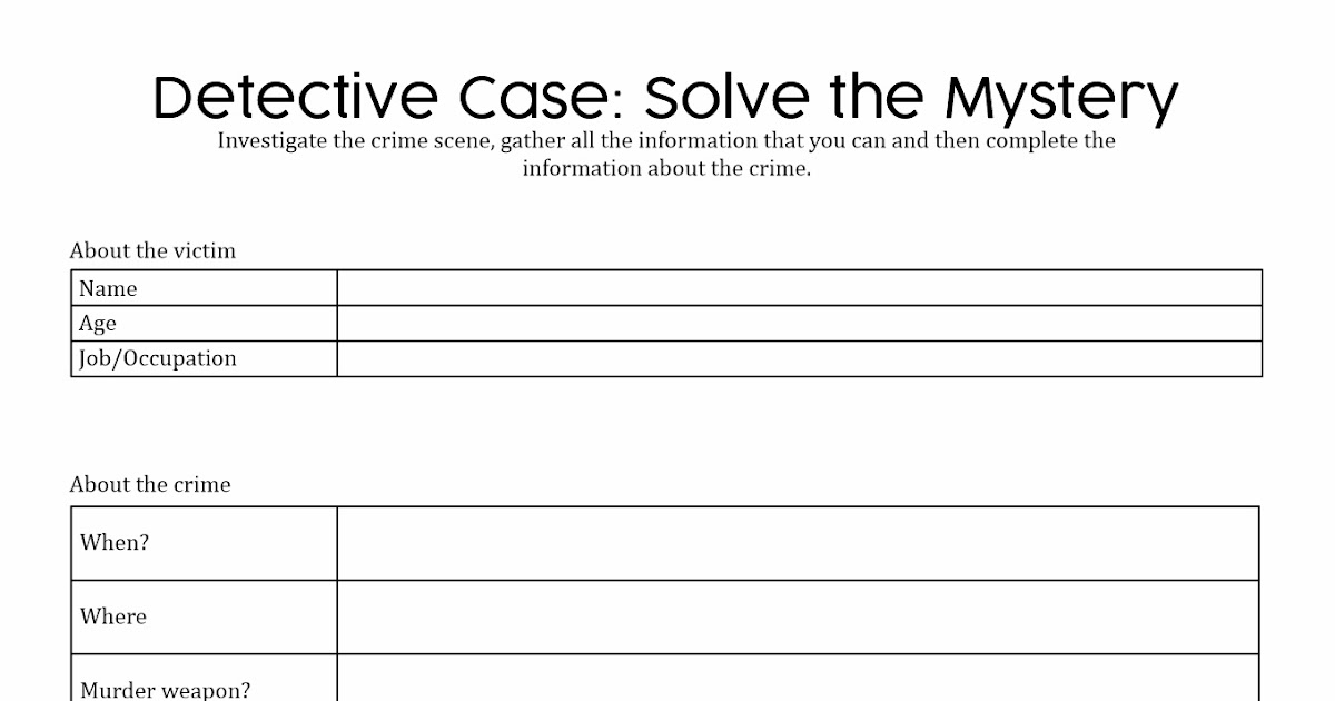 Forensic Science Worksheets - Forensic Science: Printable Forensic