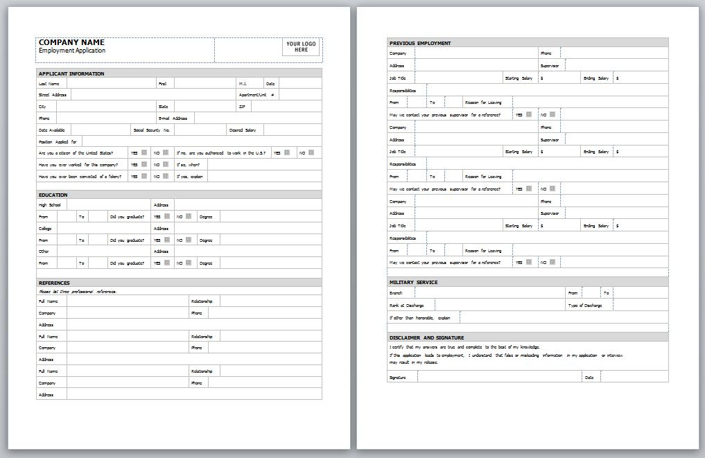 Microsoft Word Job Application Template from lh6.googleusercontent.com